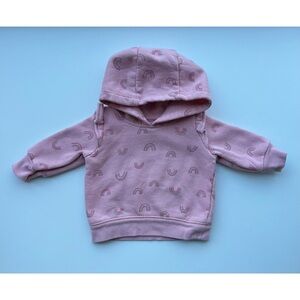 3/$10 CARTERS Baby girl hoodie 0-3m